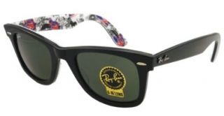 Ray Ban Original Wayfarer Sunglasses RB2140 1114 5022   Top Black on Texture London RB2140 1114 50 Ray Ban Shoes