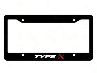 Plastic License Plate Frame Racing Series   Type X Automotive