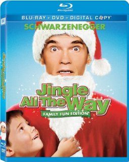 Jingle All the Way [Blu ray] Schwarzenegger, Sinbad, Belushi Movies & TV