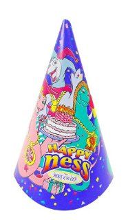 Happy Ness Secret of the Loch Birthday Dinosuar Party Hats   8cnt. Toys & Games