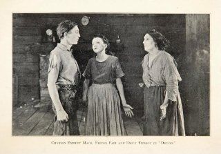1923 Driven Silent Film Charles Emmett Mack Elinor Fair   Original Halftone Print  