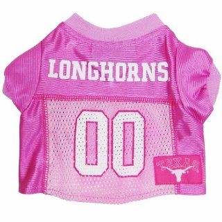 Mirage Pet Products Texas Longhorns Jersey for Dogs and Cats, X Small, Pink  Pet Shirts 