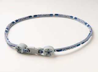 Dallas Cowboys Titanium Sport NFL Necklace Necklace Size 18 inch  Sports Fan Necklaces  Sports & Outdoors