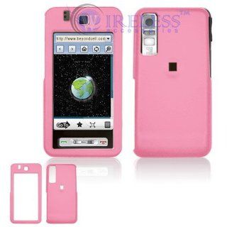 Rubberized Plastic Phone Cover Case Pink For Samsung Behold T919 Cell Phones & Accessories