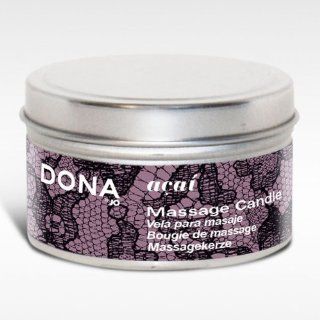 Bundle Package Of Dona Massage Candle Acai (DP/6) And Wet Original Gel (3.5oz) Health & Personal Care