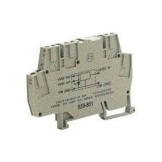 WAGO   859 801   DC DC CONV, DIN RAIL, 1 O/P, 500mA, 5V Electronic Components