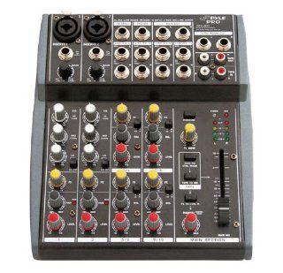 Pyle Pro PEXM801 10 Channel Balanced Studio Grade IMP Audio Mixer with Pre Amp Musical Instruments