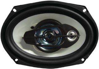 NAXA Electronics NCS 779 6 x 9 Inches 3 Way Speaker, Pair  Component Vehicle Speaker Systems 