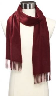HUGO BOSS Men's 100% Cashmere Scarf, Burgundy, One Size at  Mens Clothing store