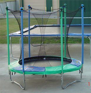 8' Airmaster and 801 Enclosure  Trampolines  Sports & Outdoors