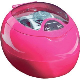 Haier HU780PG 16 Ounce Programmable Ultrasonic Jewelry and CD Cleaner, Pink Kitchen & Dining