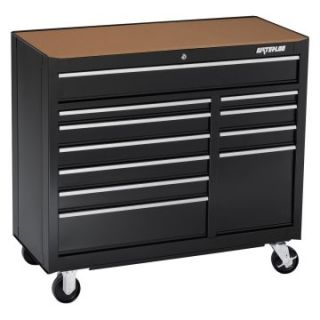 Waterloo 41 in. Black 11 Drawer Cabinet   Tool Chests & Cabinets