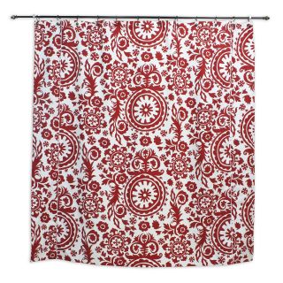 Chooty and co Suzani Lipstick Shower Curtain   Shower Curtains