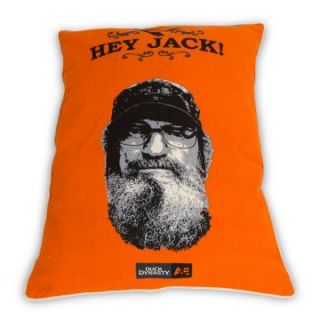 Duck Dynasty   Si   Character Hey Jack Quote Pet Bed 27 x 36 Softies Orange   Dog Beds