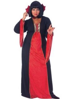 Women Plus Size (14 20) Gothic Vampiress Costume Adult Sized Costumes Clothing