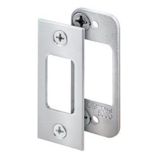 Prime Line Products E 2688 Deadbolt Strike, High Security, Stainless Steel, 2 Piece   Door Lock Replacement Parts  