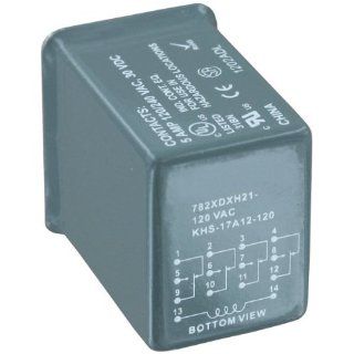 Dwyer Hermetically Sealed 4PDT Ice Cube Relay, 782XDXH21 24D, 24 VDC, Coil Resistance 650 Ohm Din Mount Relays