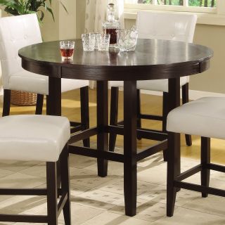 Bossa 48 in. Round Counter Height Dining Table   Dark Chocolate   Dining Tables
