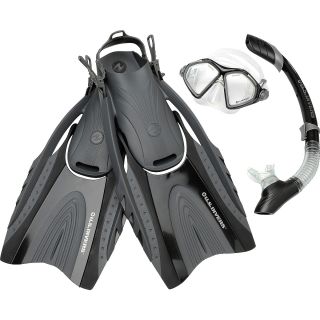 U.S. DIVERS Adult Premium Snorkeling Set   Size L/xl, Black
