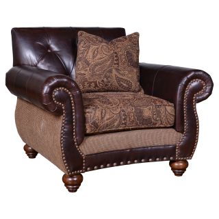 A.R.T. Furniture Addison Leather Back Chair   Leather Club Chairs