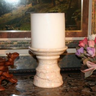 Cameo Pedestal Candle Holder   Candle Holders