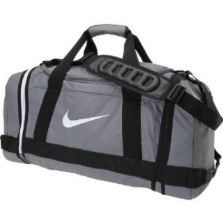 Nike Hoops Elite Medium Duffel Charcoal/Black/(White)   Nike All Purpose Duffels Clothing
