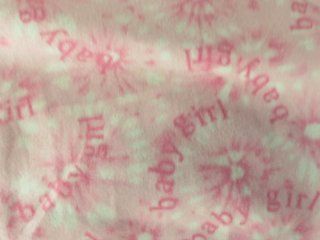 Baby girl Pink Fleece 58 Inch Wide Fabric By the Yard from The Fabric Exchange �