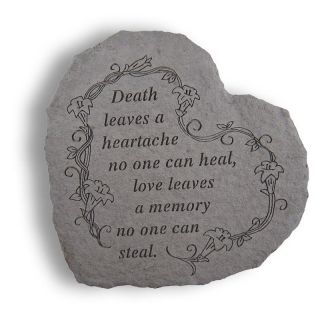 Death Leaves A Heartache Memorial Stone   Garden & Memorial Stones