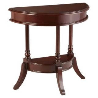 Powell Bombay Collection Aberdeen Hall Table   Vintage Mahogany   Console Tables