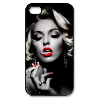 Marilyn Monroe Snap On Carrying Case for iPhone 4 4s, smoking Cell Phones & Accessories