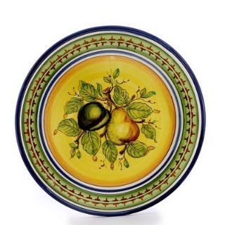 FRUTTA FONDO GIALLO Tuscan Fruits Wall Plate (12D.) [#X603/C FFG]   Home Decor Accents