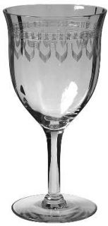 Fostoria Lenore Iridescent Water Goblet   Stem# 858,Iridescent