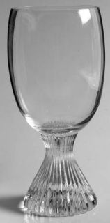 Lenox Icicle (Clear) Water Goblet   Tempo Line,Clear
