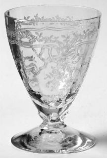 Fostoria June Clear Whiskey Glass   Stem #5098, Etch    #279, Clear