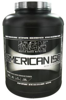 Muscle Gauge Nutrition   American Iso Whey Protein Vanilla   5 lbs.