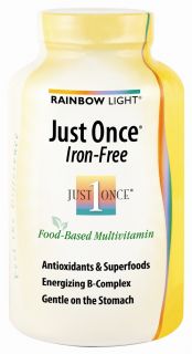 Rainbow Light   Just Once Multivitamin Iron Free   60 Tablets