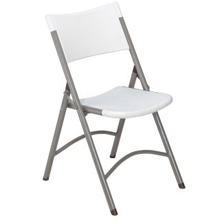 National Public Seating Lightweight Blow Molded Folding Chair   4 Pack   Card Tables & Chairs