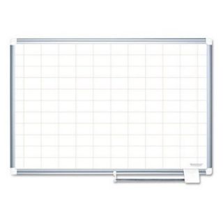 MasterVision 72 x 48 in. Grid Planning Dry Erase Board   Dry Erase Whiteboards