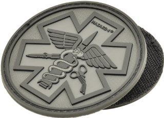 Hazard 4 Battle Paramedic Rubber 3D Velcro On Patch, Coyote Sports & Outdoors