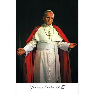 (4x6) Pope John Paul II (Memorial) Religious Postcard   Blank Postcards