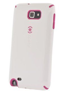 peck CandyShell Case for Samsung Galaxy Note GT N7000 / SGH i717   White/Pink Cell Phones & Accessories