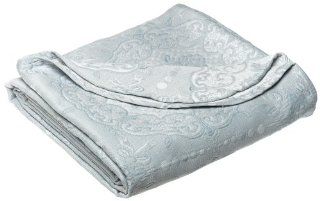 Stylemaster Roses Matelasse Woven Bedspread Twin, Blue  