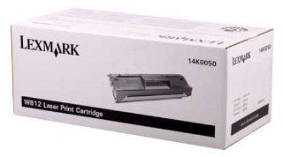 Original Lexmark (14K0050) 12000 Yield Black Toner Cartridge   Retail Electronics