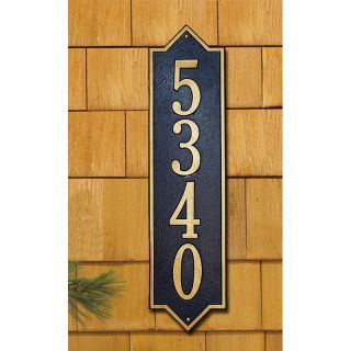 Whitehall Norfolk Vertical 1 line Wall Plaque   Address Plaques