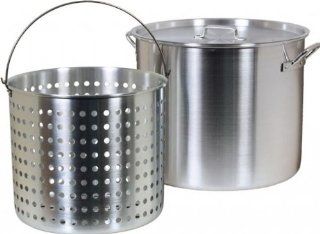 Brinkmann 812 9160 S 60 Quart Boiling Pot with Basket  Outdoor Fry Pot Accessories  Patio, Lawn & Garden