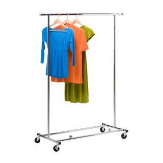 Honey Can Do Collapsible Commercial Garment Rack   Closet Organizers