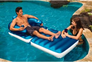Poolmaster Chair N Chaise Floating Luxury Lounge   Swimming Pool Floats