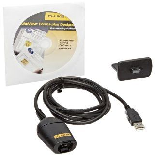 Fluke FVF SC2 FlukeView Forms Software with Cable for 280 Series, 53 II B and 54 II B, 180 Series, 789, 1550B and 1653B Oscilloscope Accessories