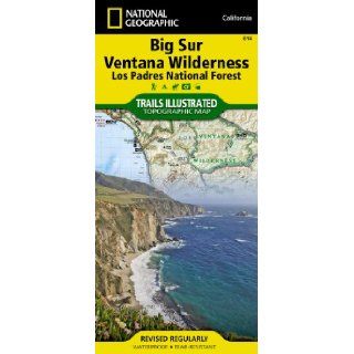 Big Sur, Ventana Wilderness [Los Padres National Forest] (National Geographic Trails Illustrated Map #814) National Geographic Maps   Trails Illustrated 9781566955782 Books