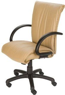 Compel CEL 7110 B DUNE Zen High Back Tan Top Grain Leather Chair   Executive Chairs